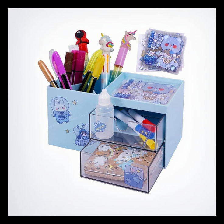 Multi-functional desk organizer