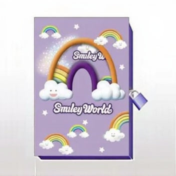 Rainbow intimate lock diary A6 size notebook