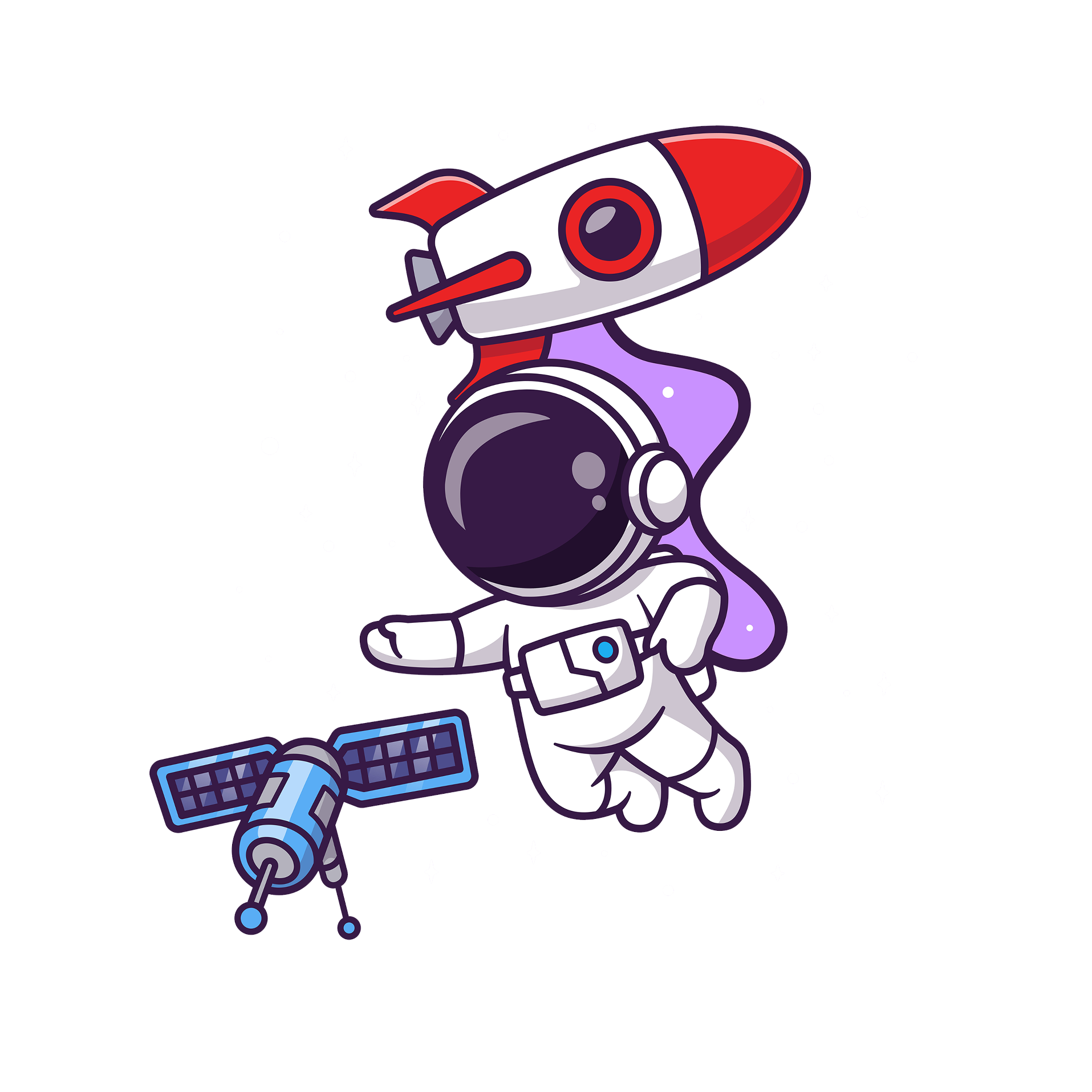 Cartoon Astronaut
