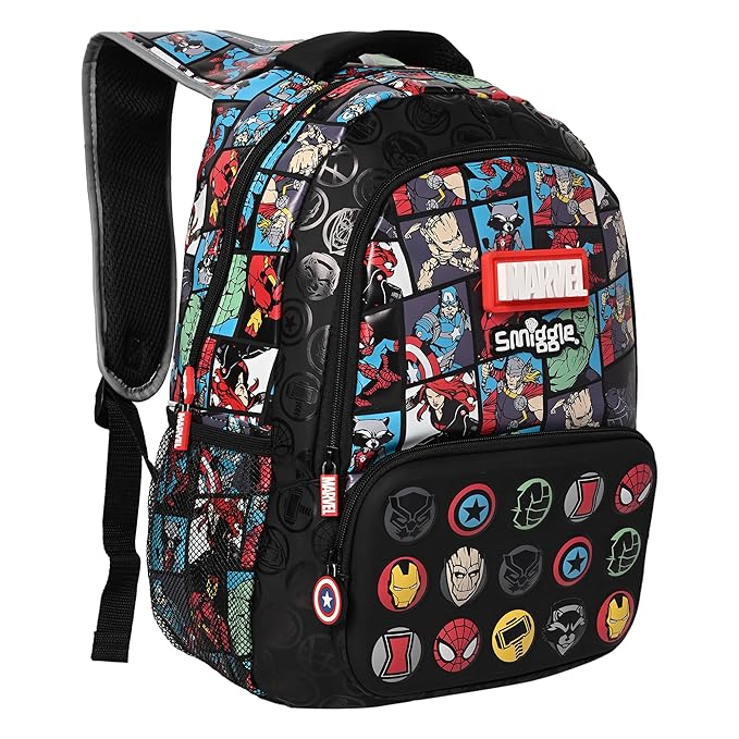 Marvel superhero kids school backpack