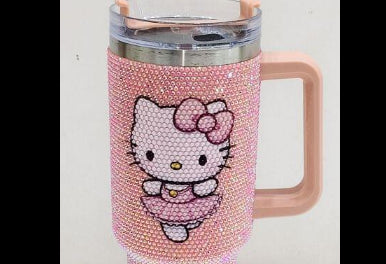 Crystal insulated water tumbler