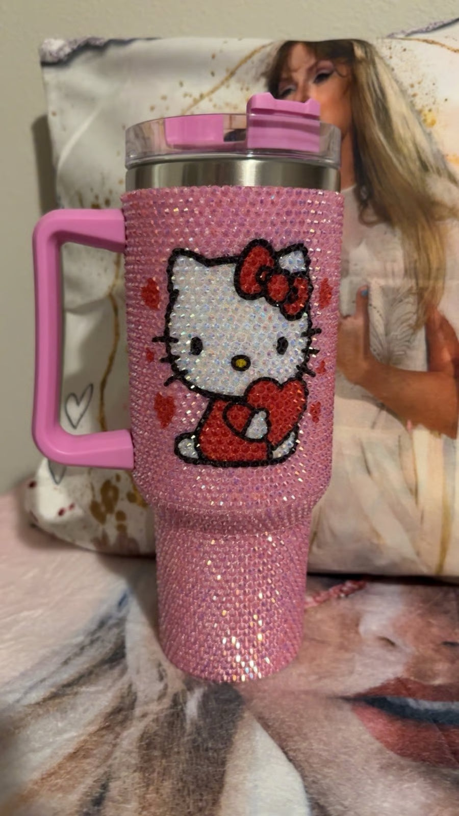 Crystal insulated water tumbler