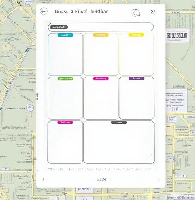 Weekly Magnetic Planner Sticker