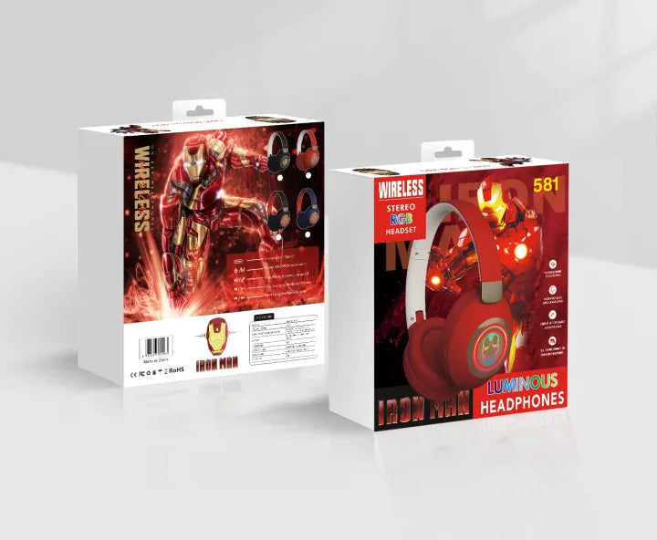 Kids Superhero Wireless Bluetooth Headphones