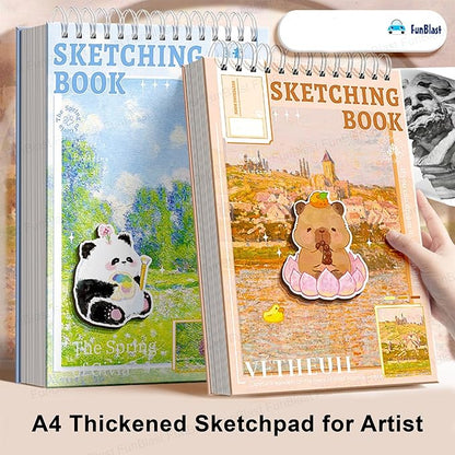 A4 Sketching Book for Artists – Capybara Design