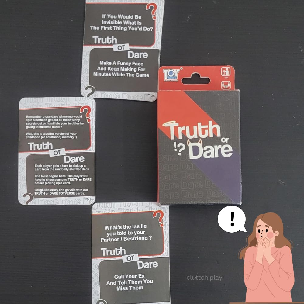Cluttch Play Truth or Dare Card Game