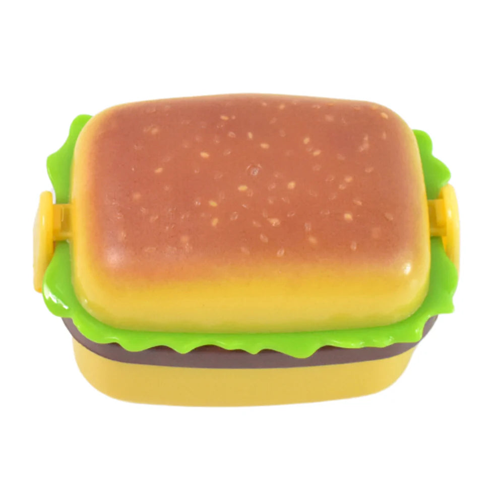 Burger Shape Double Hole Pencil Sharpener with Eraser