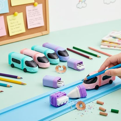 2-in-1 Train Sharpener & Eraser