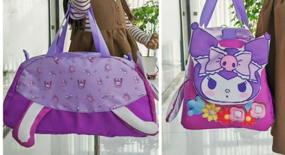 3D Kuromi Print Large Duffel Bag 50L