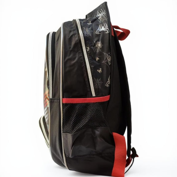 Action inspired spider emblem school bag for kids