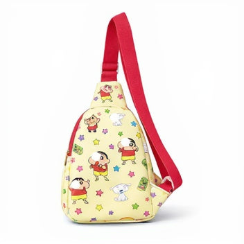 Shinchan anime chest bag crossbody sling with cute cartoon design