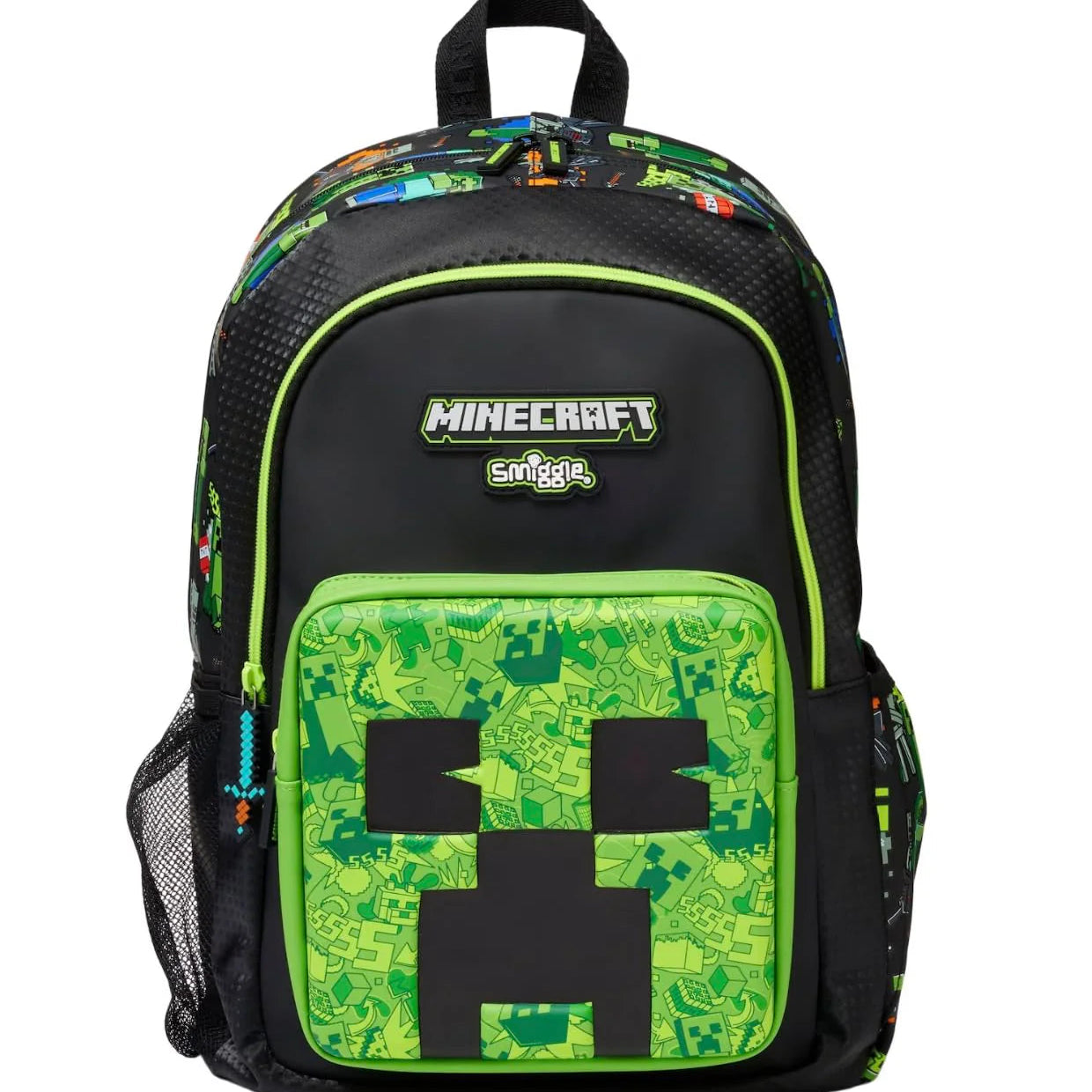 Gaming themed pixel school backpack