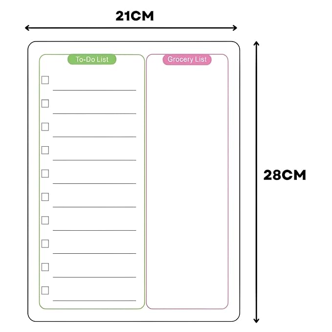 magnetic weekly planner