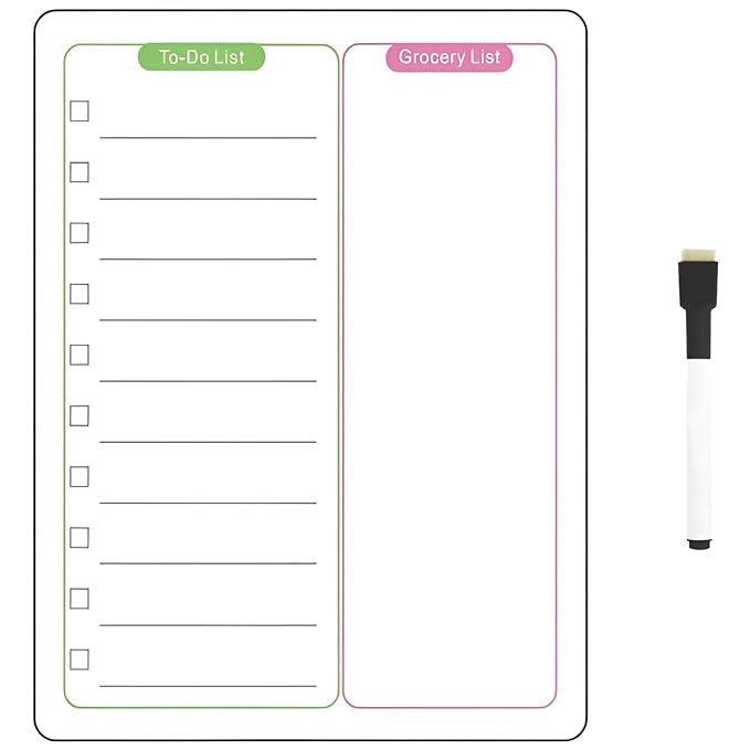 magnetic weekly planner