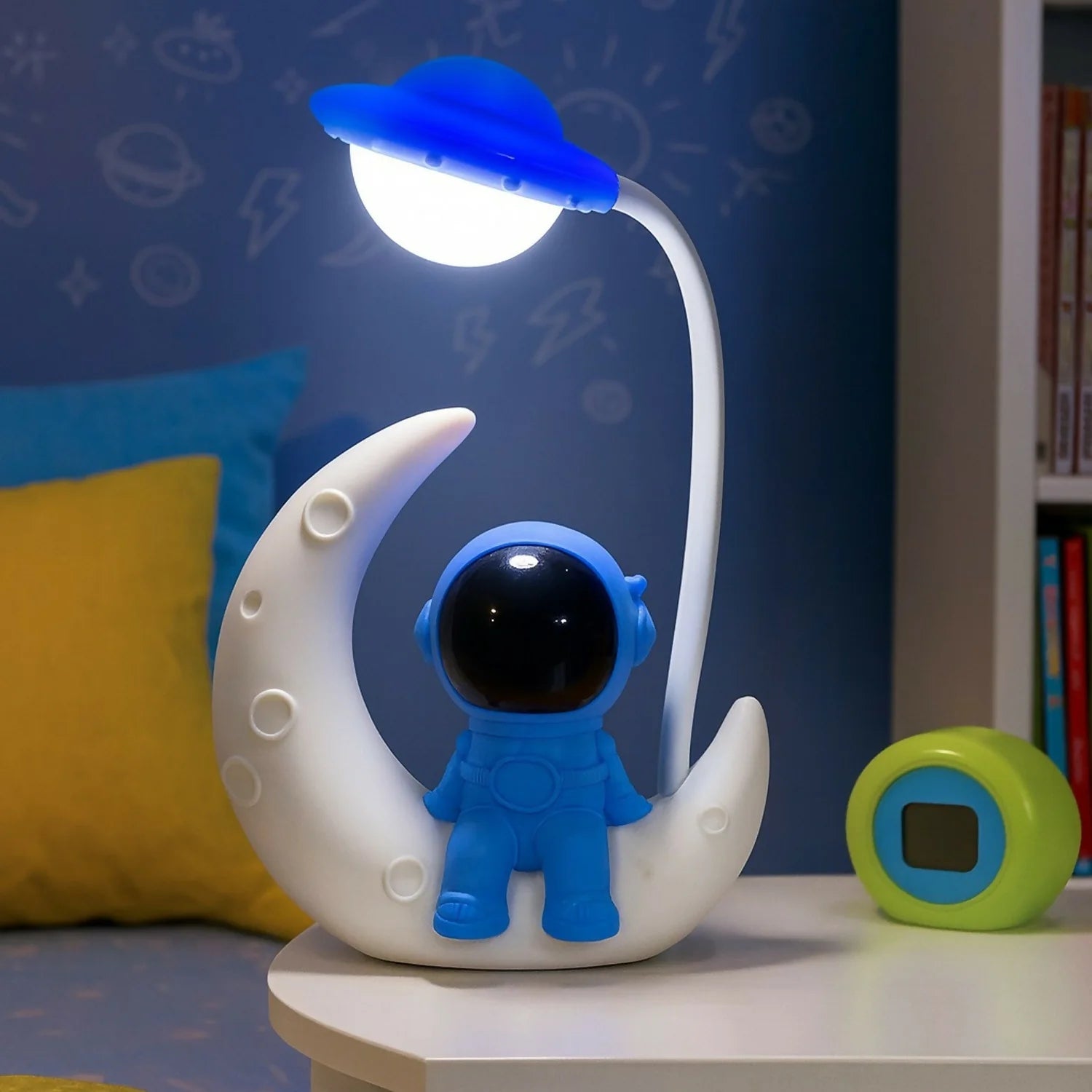 Astronaut Moon LED Night Lamp