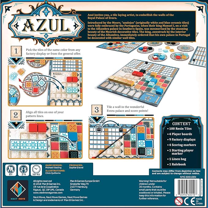 Azul Strategy Board Game