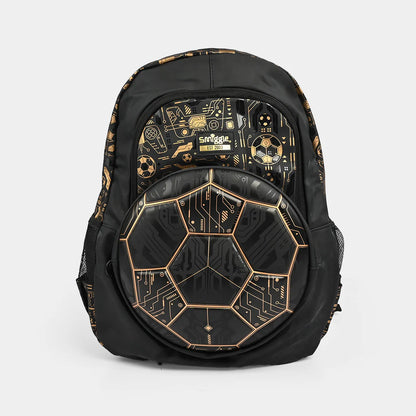 Football graphic school backpack for kids