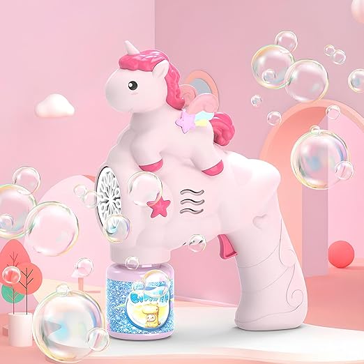 Unicorn Automatic Bubble Gun with Lights