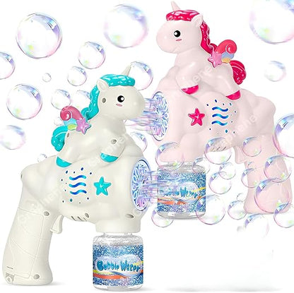 Unicorn Automatic Bubble Gun with Lights