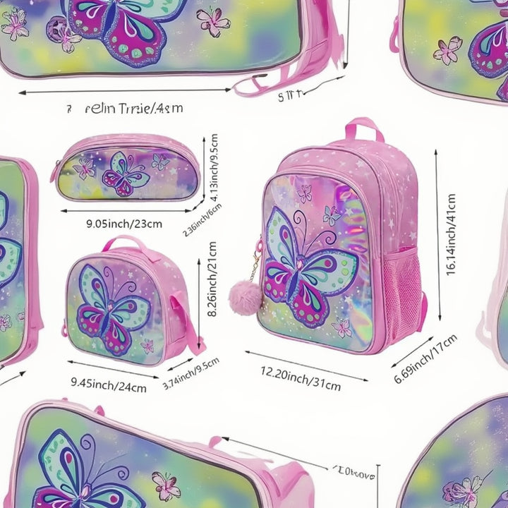 kids school backpack set