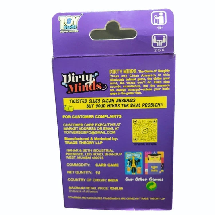 Dirty Minds fun party card game