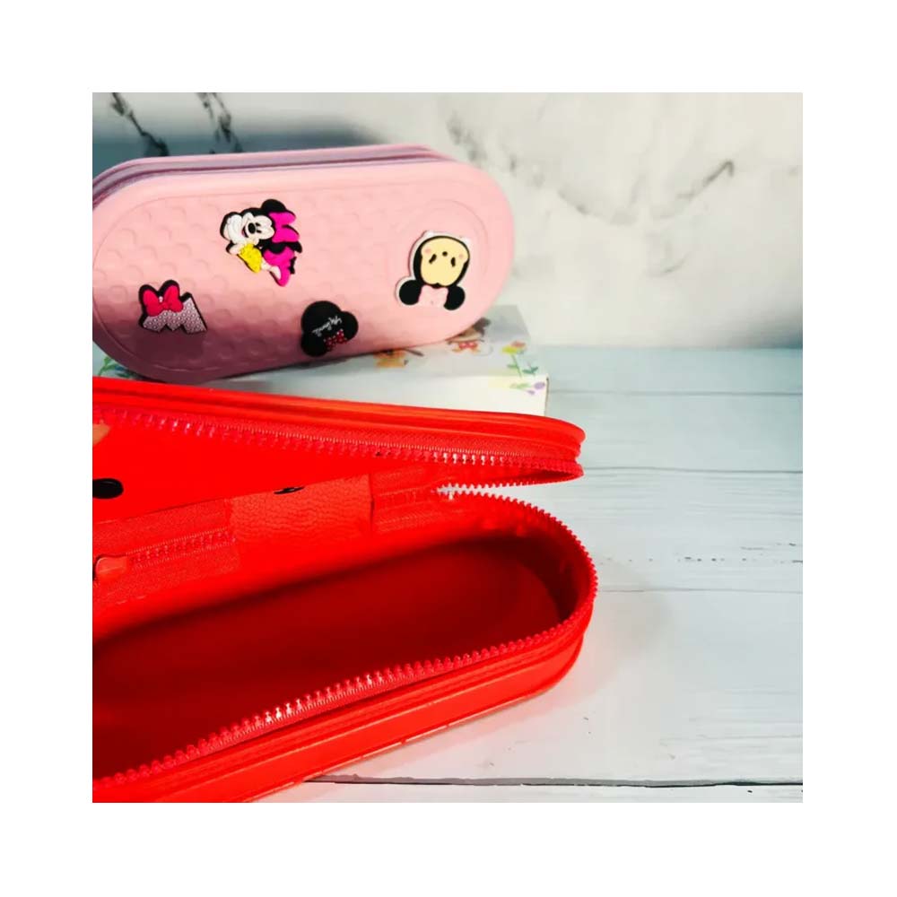 Cute cartoon pencil case pouch for kids stationery storage
