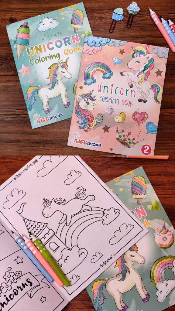 Cartoon Colouring Book for Kids