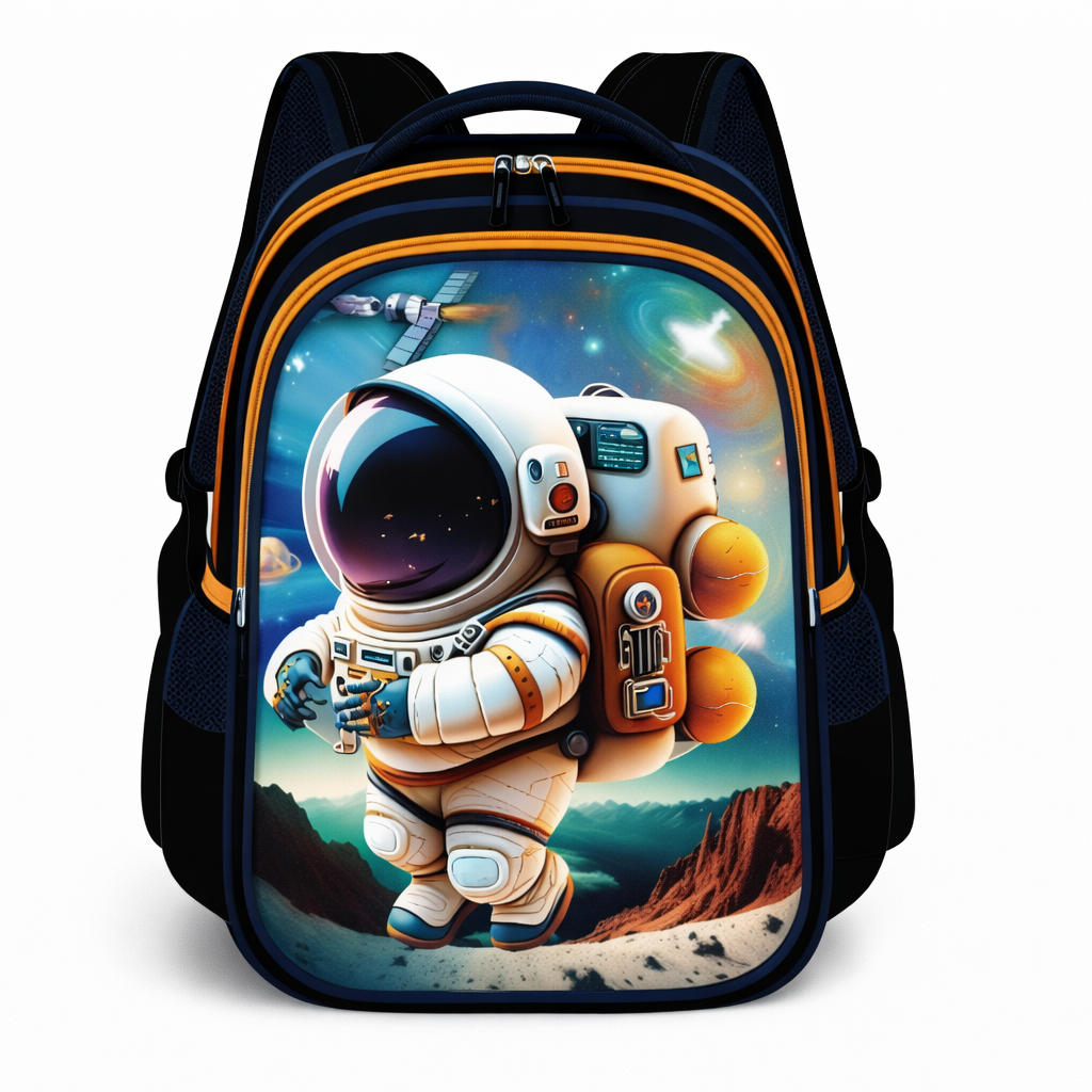 Kids 5 piece space theme school bag set