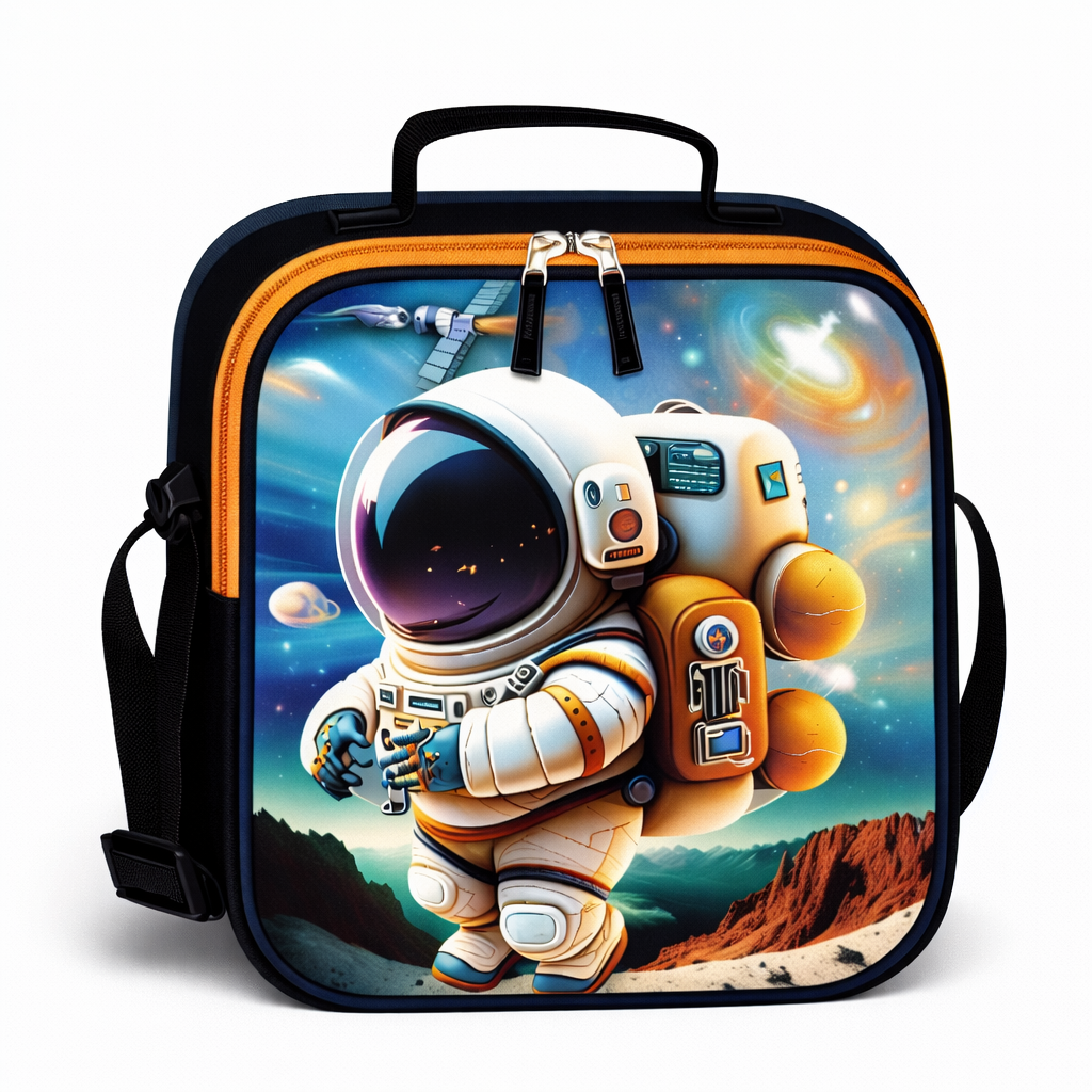 Kids 5 piece space theme school bag set