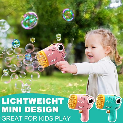 Dino Bubble Gun, Pack of 2, 40 Holes