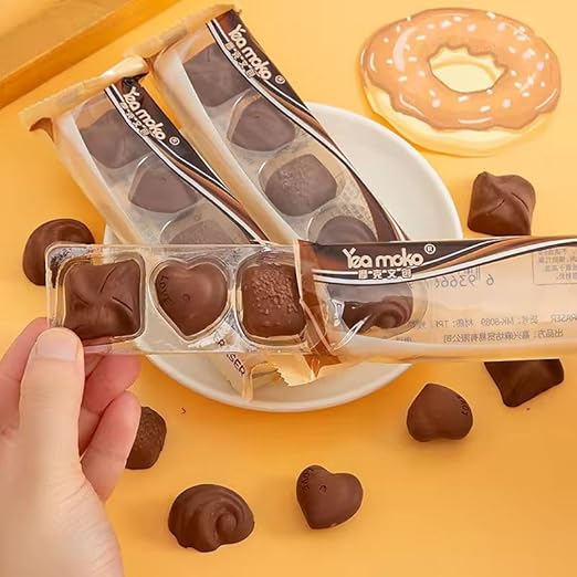 Chocolate Shape Rubber Erasers Pack