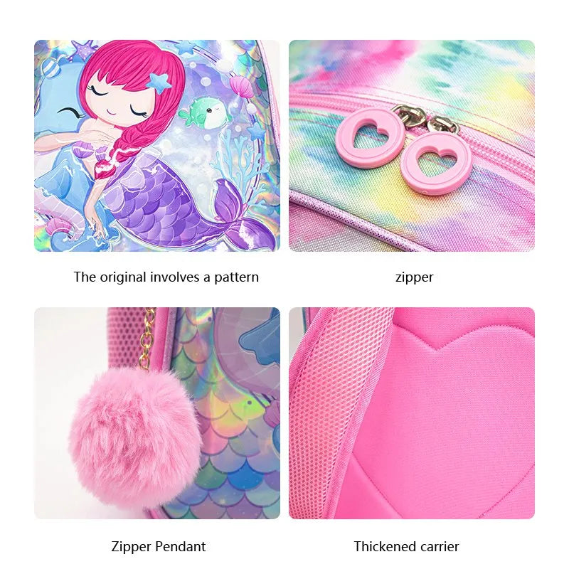 Cute girls character school bag set