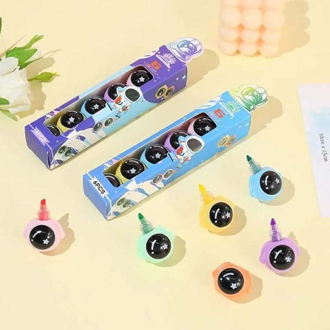 Cute Space Highlighter Pen