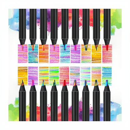 Rainbow color pencils