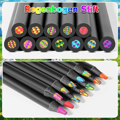 Rainbow color pencils