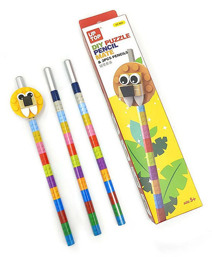 DIY Puzzle Pencil Set for Kids