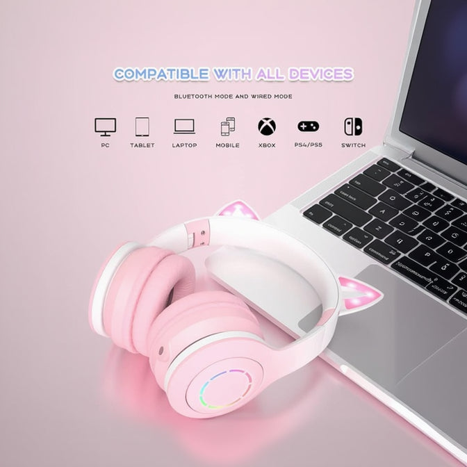 Cat ear headphones