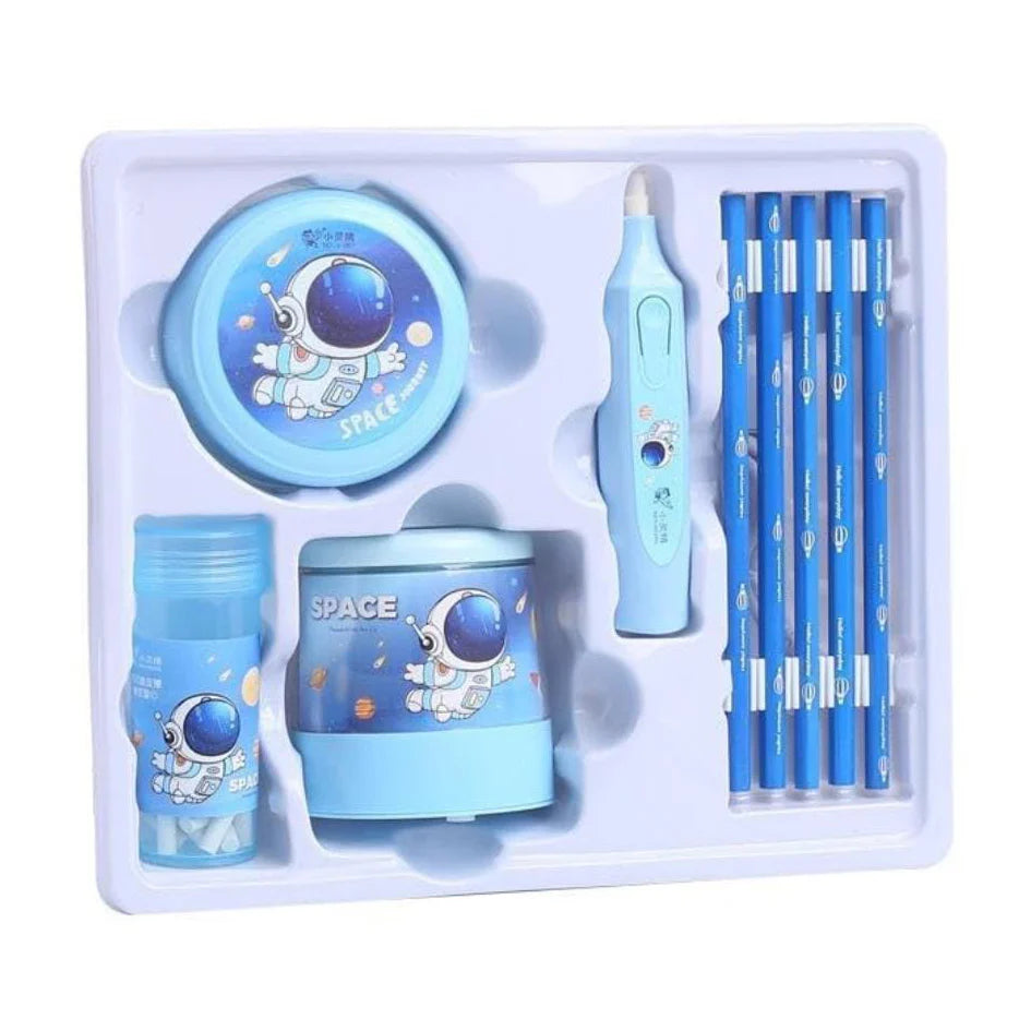3-in-1 Electric Sharpener Eraser Vacuum Set