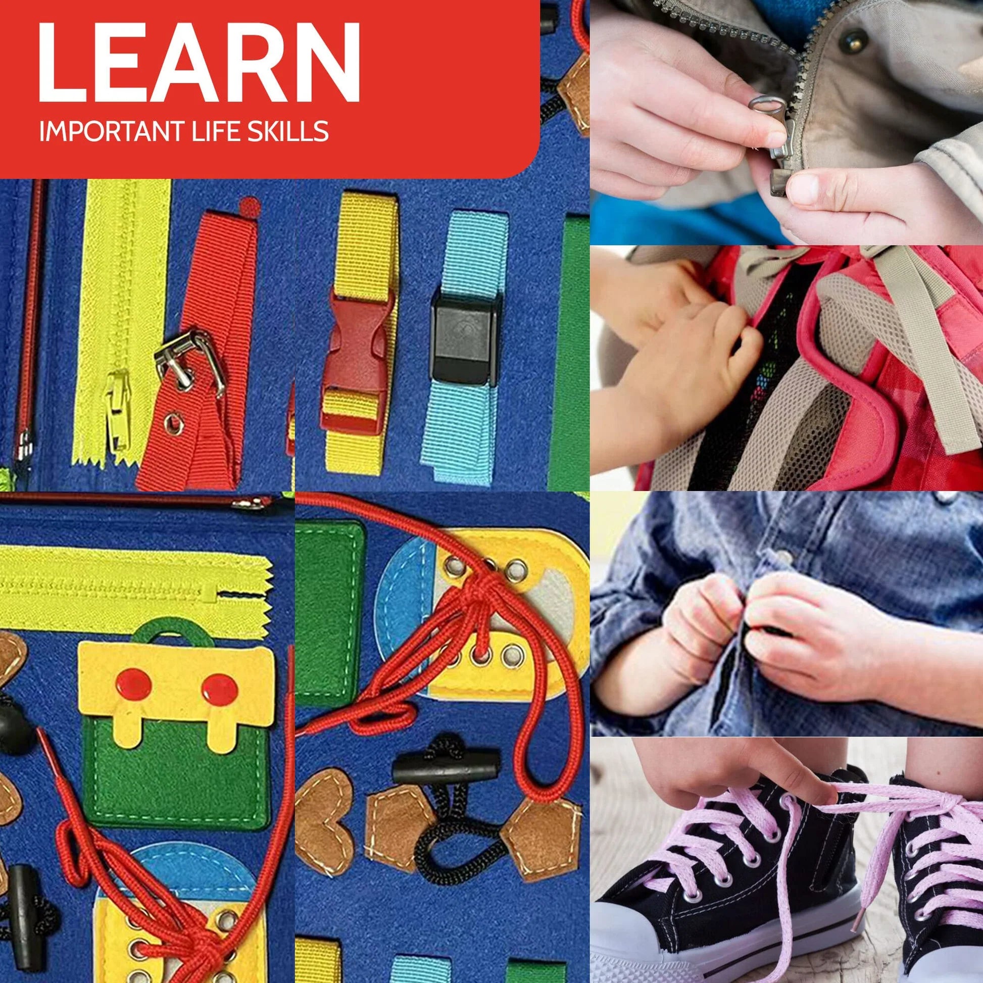 Educational life skills learning toy for kids