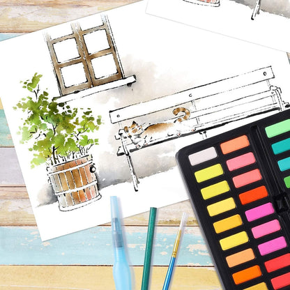 Fine Art Watercolour Set