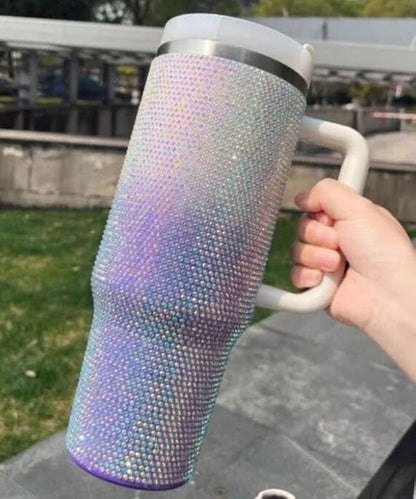 Glitter Rhinestone Tumbler