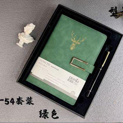 Perfect bound A5 PU leather notebook diary