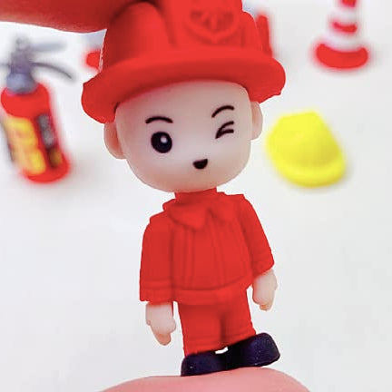 HOMIES fire hero eraser set