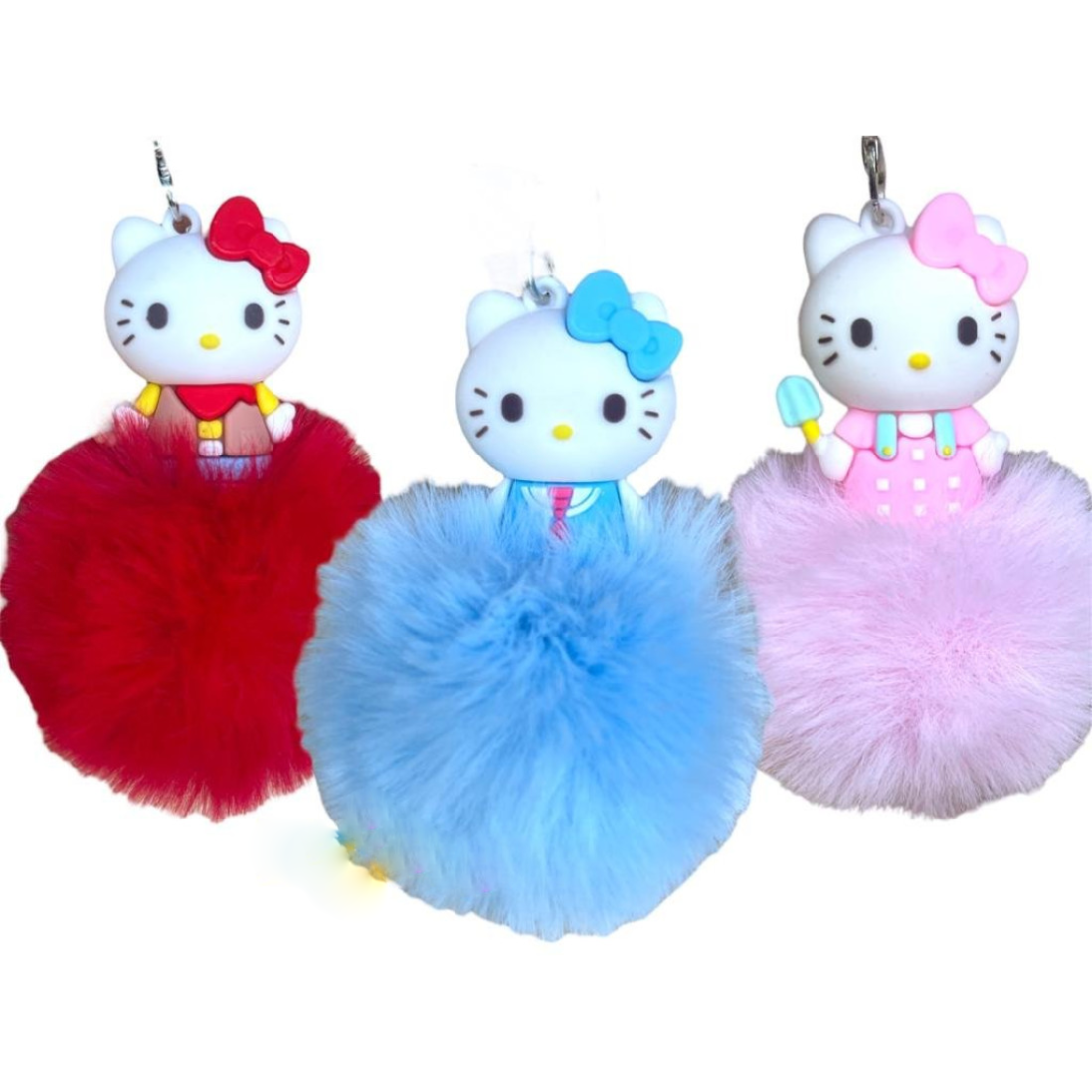 Cute Kitty Pom Pom Writing Pen
