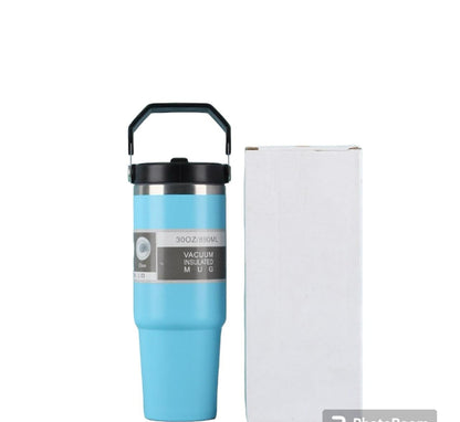 Stainless steel insulated travel tumbler