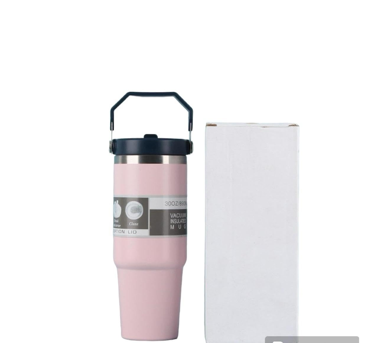 Stainless steel insulated travel tumbler