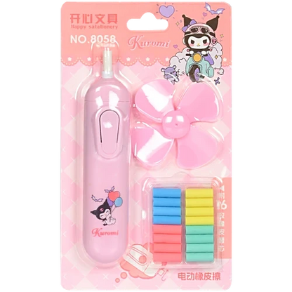 Electric Eraser Kuromi Print - With Fan