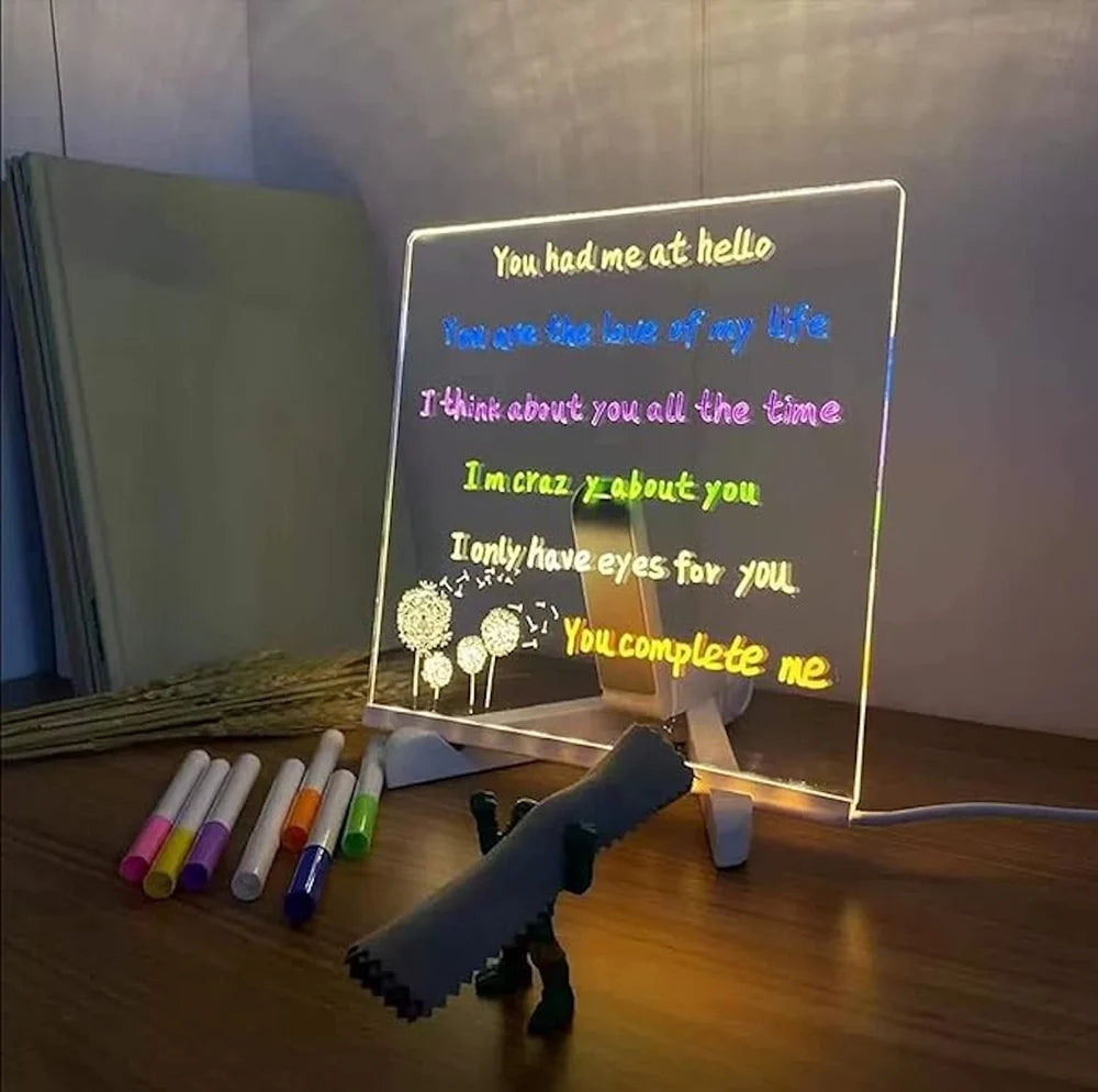 LED Desk Message Board