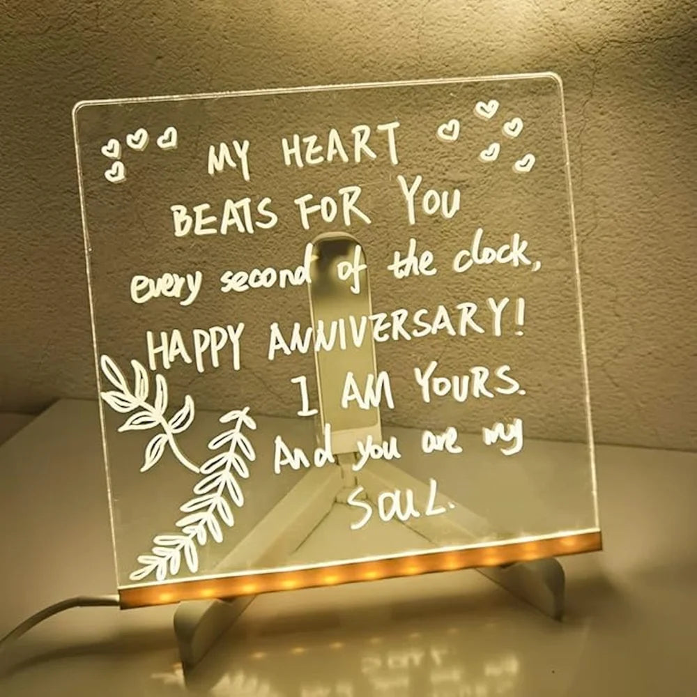 LED Desk Message Board