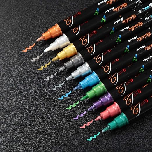 Dual Tip Metallic Art Markers